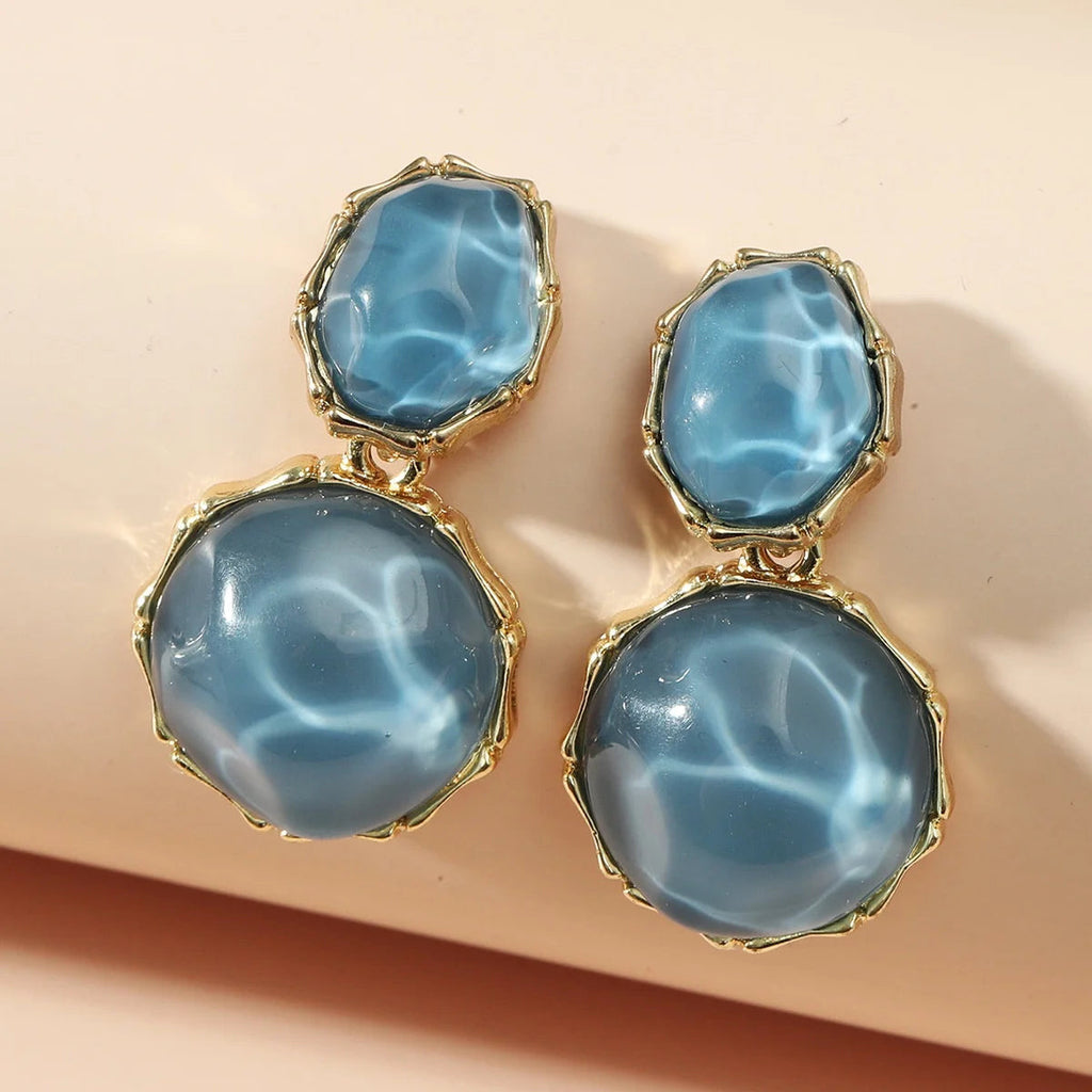 Candy Color Acrylic Earrings