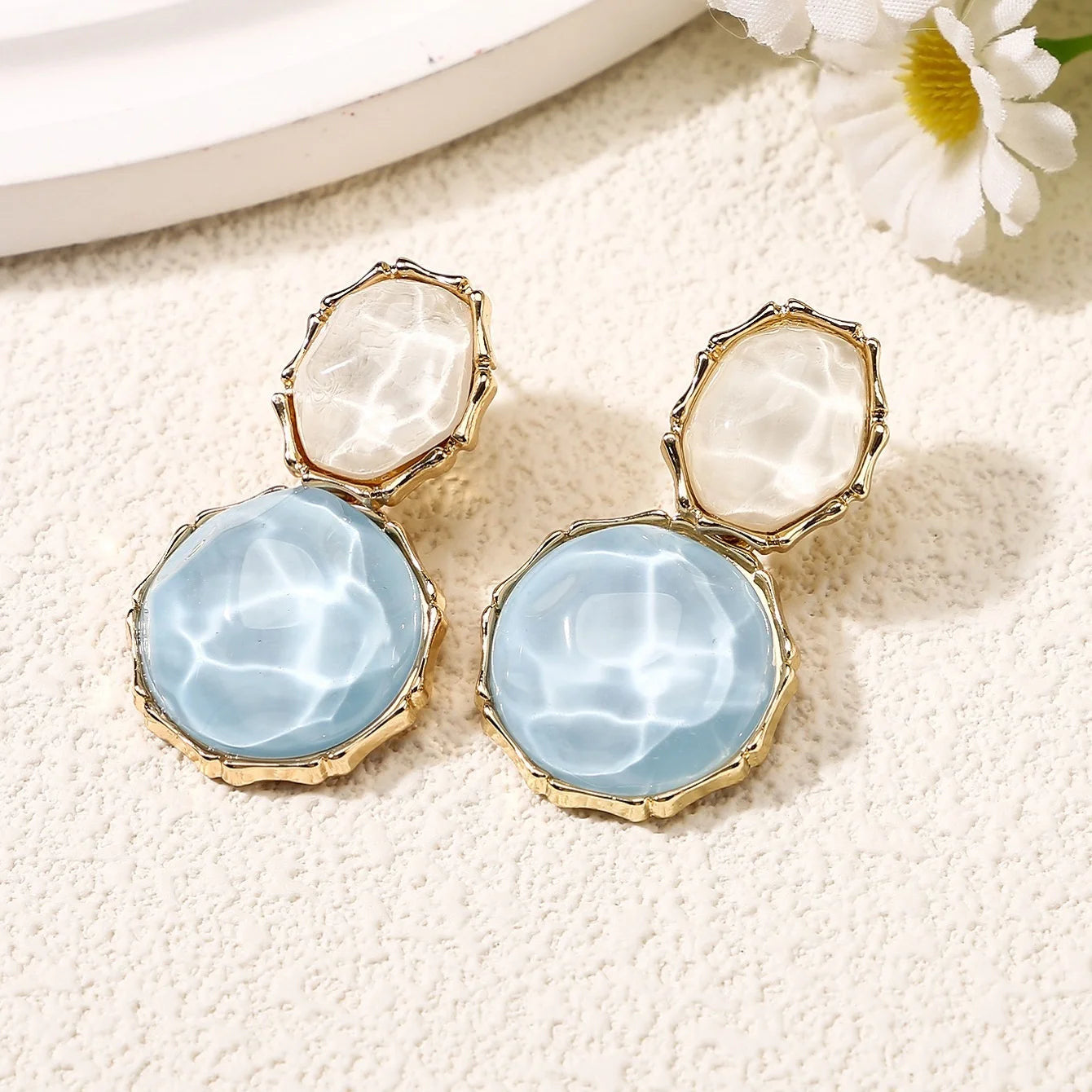Candy Color Acrylic Earrings