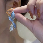 Korean Leaf Earrings