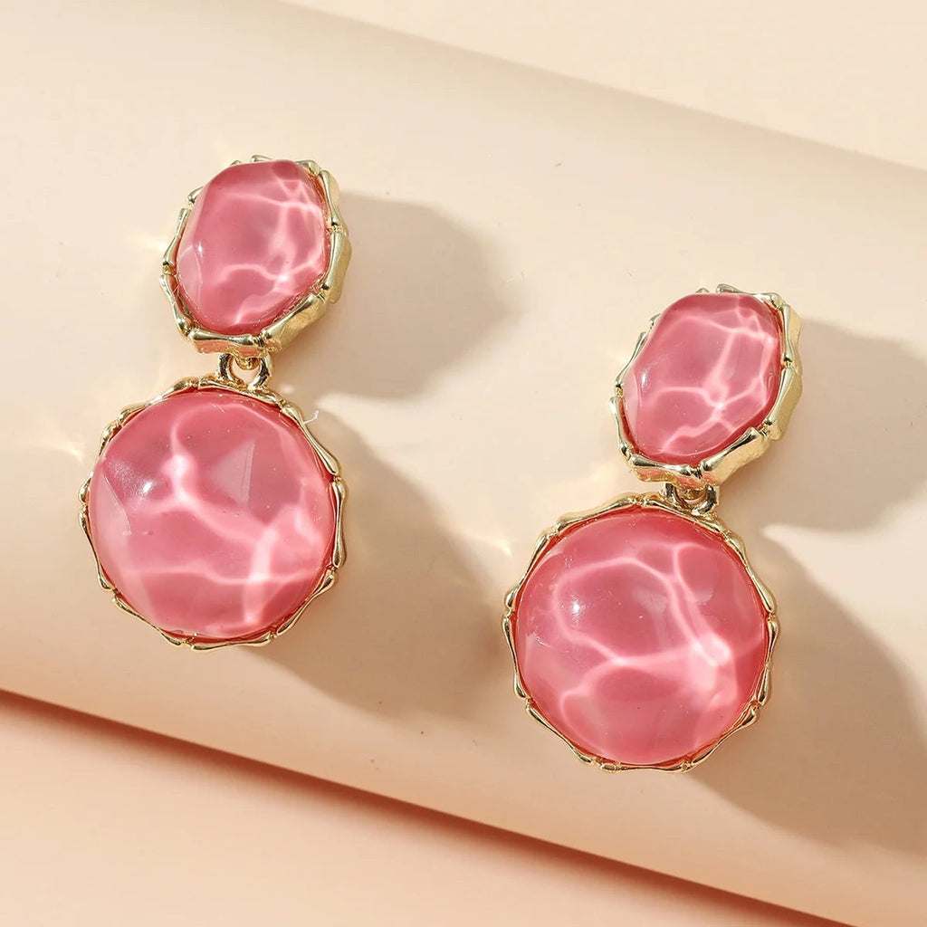 Candy Color Acrylic Earrings
