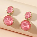 Candy Color Acrylic Earrings