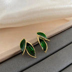 Korean Leaf Earrings
