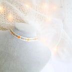 Cute Green Flower Choker Necklace