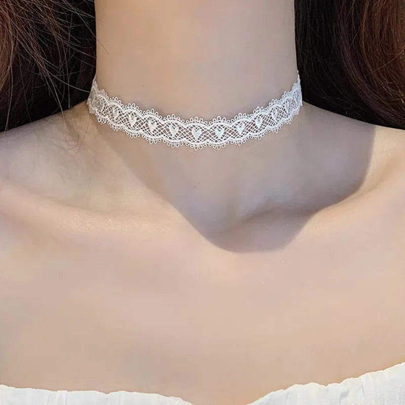 Sweet Lace Choker Necklace