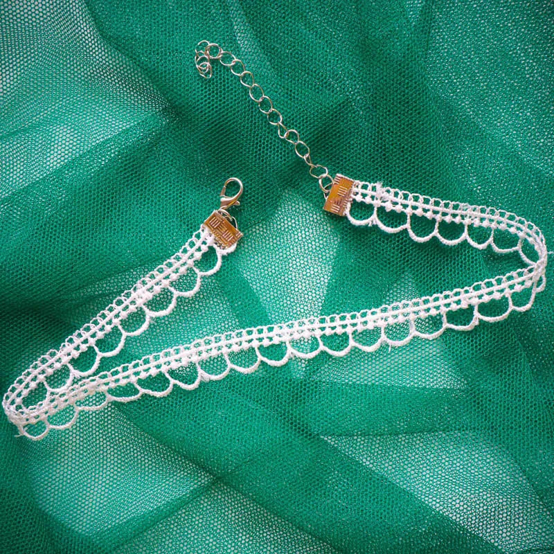 Sweet Lace Choker Necklace