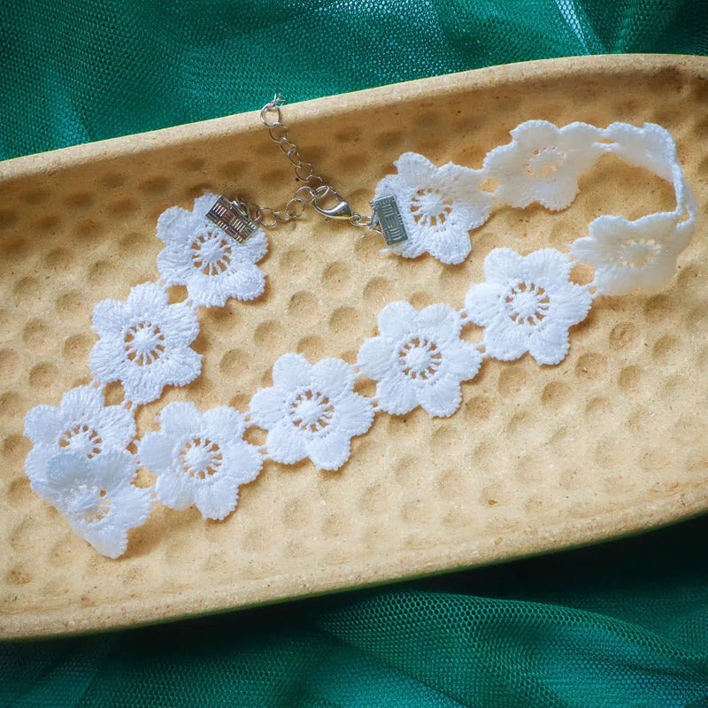 Sweet Lace Choker Necklace