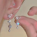 Y2K Butterfly Bow Earrings