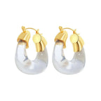 U-Shape Acrylic Dangle Earrings