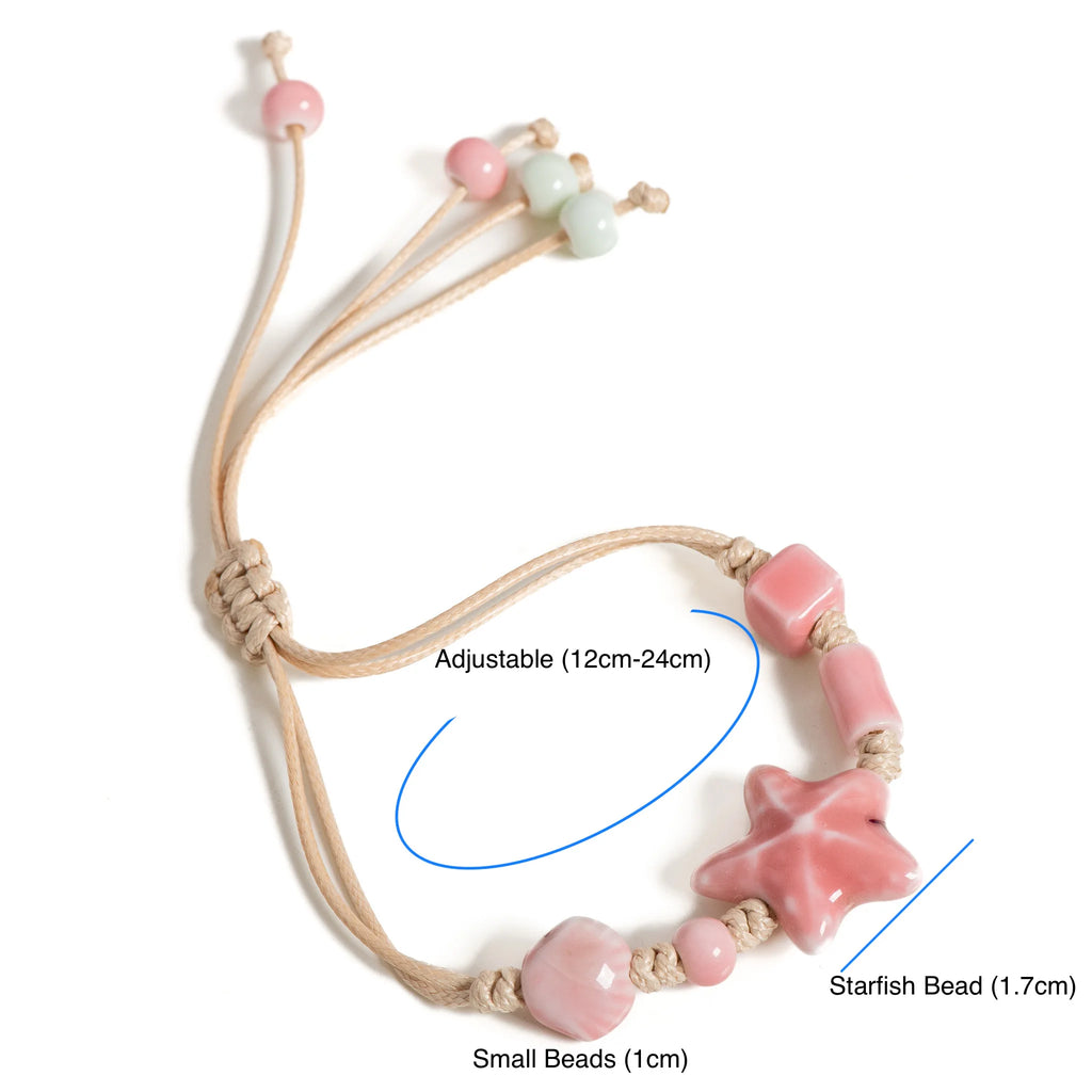 Handmade Boho Starfish Bracelet