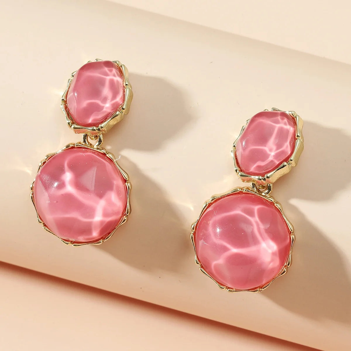 Candy Color Acrylic Earrings